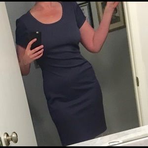 Purple sheath dress, PDX local designer, size 6