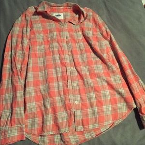 Large old navy flannel