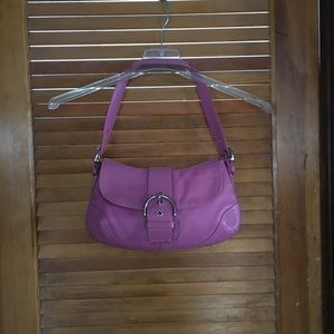 COACH SOHO PINK SHOULDER PURSE