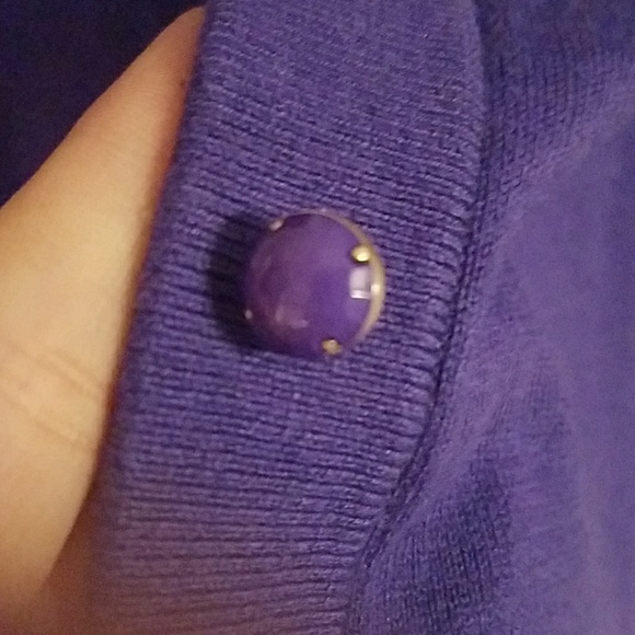 ❌Sold❌Purple Kate Spade Cardigan - Picture 3 of 6