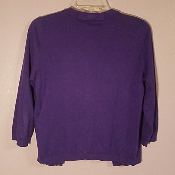 ❌Sold❌Purple Kate Spade Cardigan - Picture 6 of 6