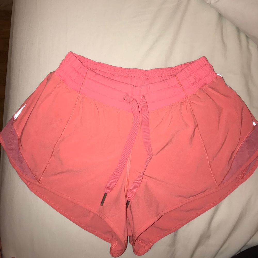 Pink Lulu lemon shorts