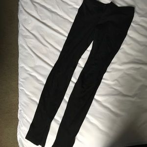 Vince leggings with ankle zip, size 0