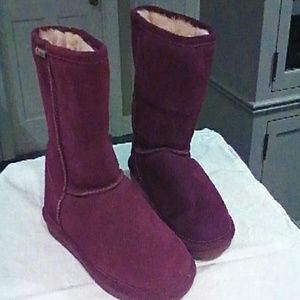 Magenta Bearpaw boots