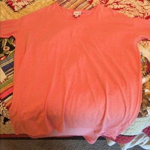 NWOT LuLaRoe Irma - XS in Coral Pink