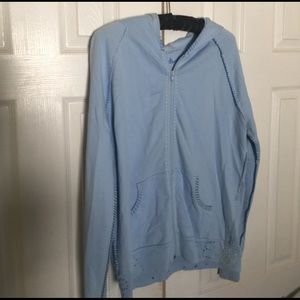 switch jacket in lite blue