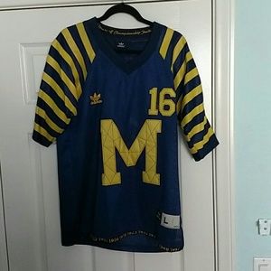 Under the lights Michigan Denard Robinson jersey