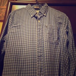 A&F Men's Muscle Plaid Shirt