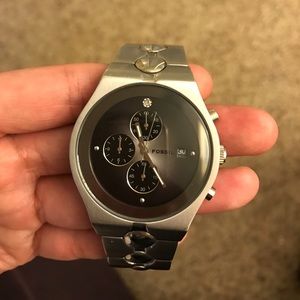 Fossil watch, silver