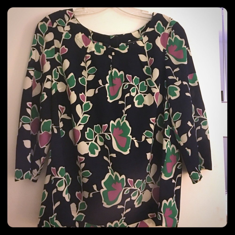 Banana Republic floral blouse