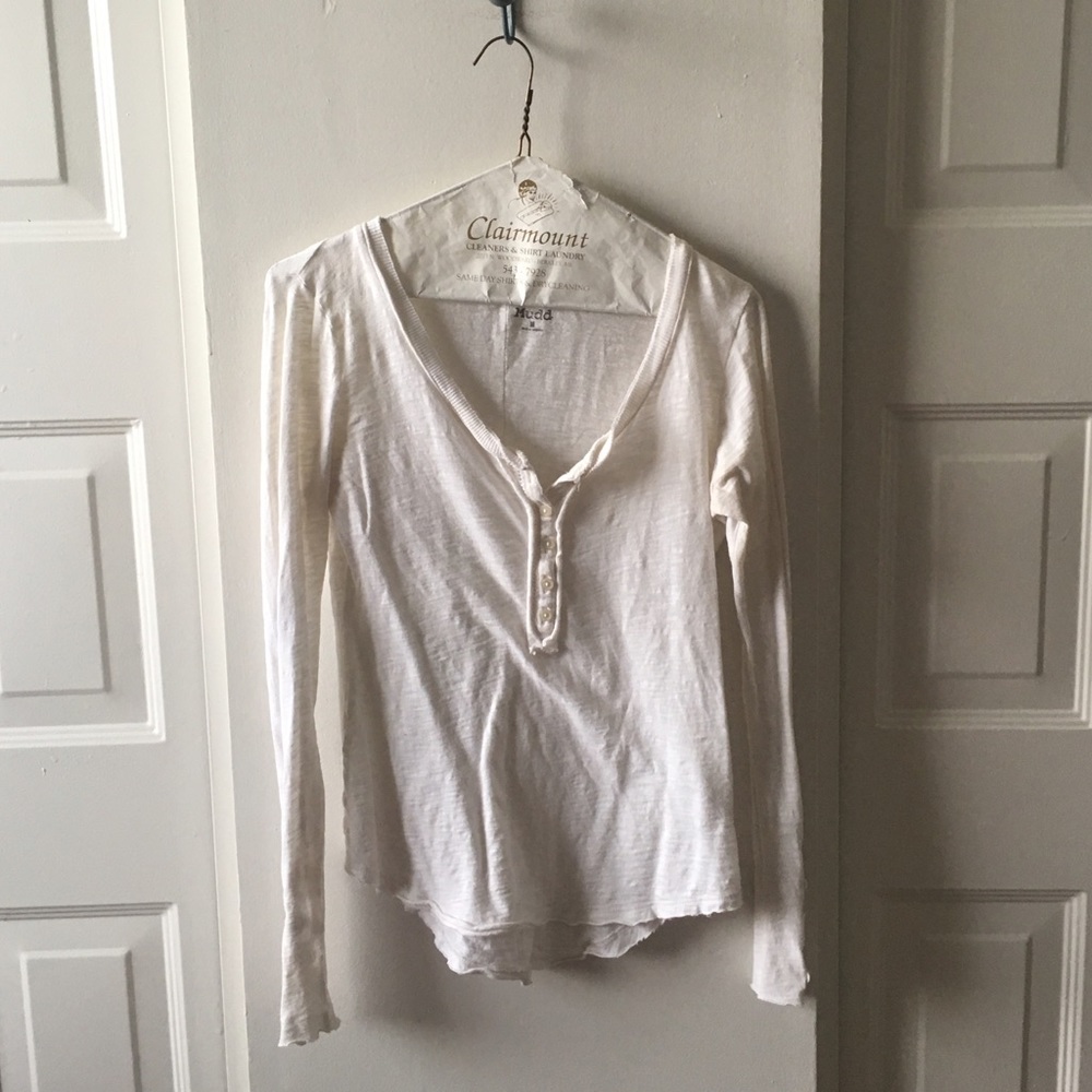 Cute, Long Sleeve White Shirt!