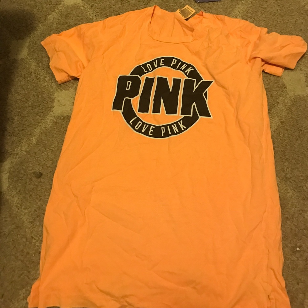 Orange Pink Victoria's Secret T shirt