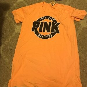 Orange Pink Victoria's Secret T shirt