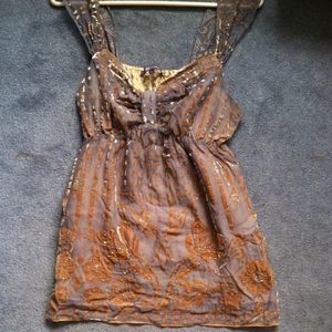 Empire waist sleeveless top