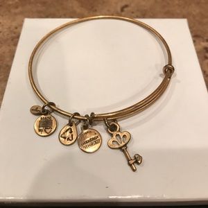 Alex and Ani Skeleton Key with Rhinestone