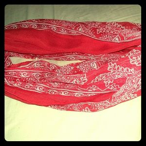 Handkerchief infinity scarf