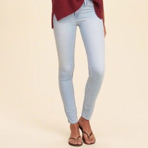 Hollister Light Wash Jean Leggings (Jeggings)