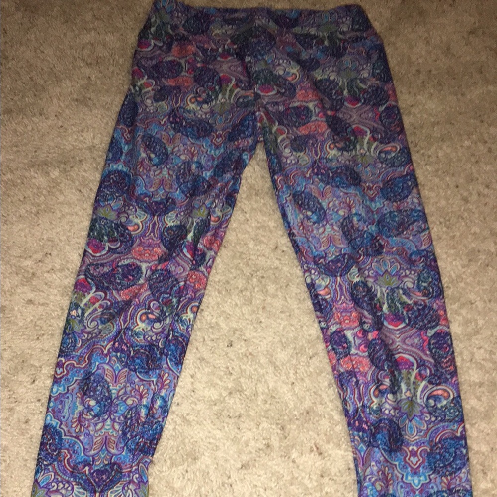 Unicorn print OS Lularoe leggings