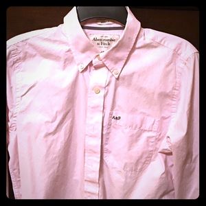 A&F Men's Pink Muscle Shirt