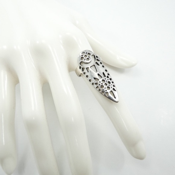 Vtg Silvertone Statement Ring - Picture 1 of 3