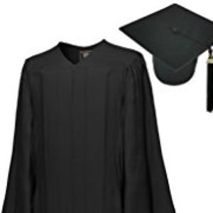Grad cap and gown