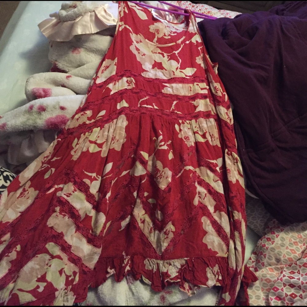 So cute free people trapeze dress