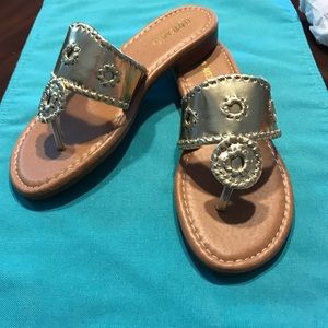Hot Cakes Gold Sunset Sandals