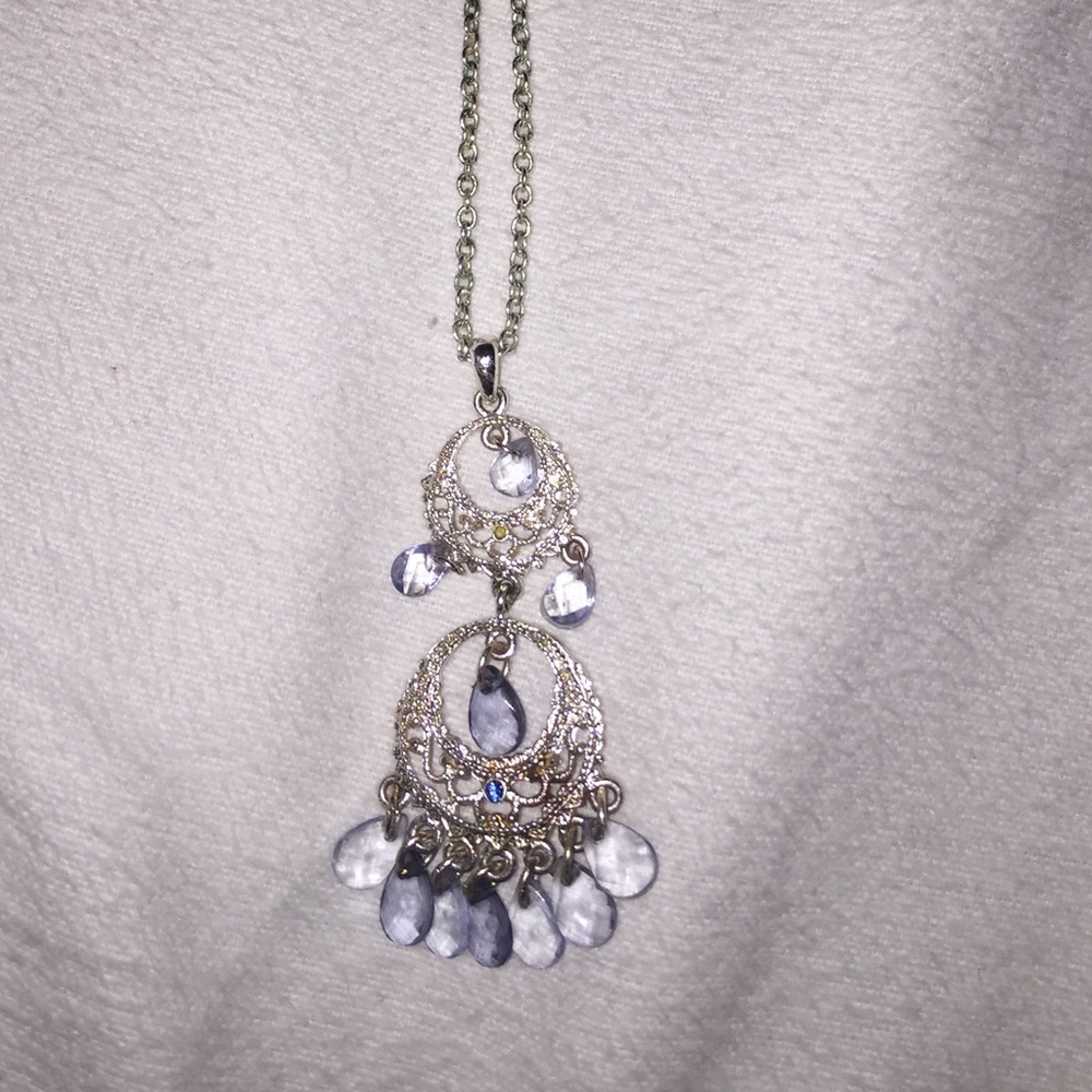 Pretty light blue necklace