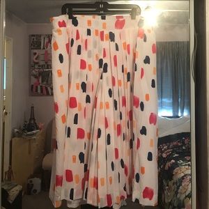 NWT Lane Bryant White Multi Color Pants 👖