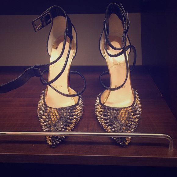 Christian louboutin spiked leopard shoes size 36 - Picture 1 of 4