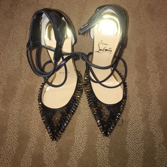 Christian louboutin spiked leopard shoes size 36 - Picture 3 of 4