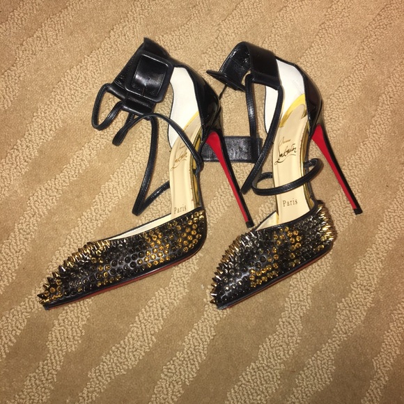 Christian louboutin spiked leopard shoes size 36 - Picture 4 of 4