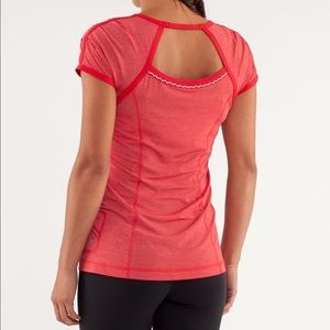 Lululemon cut out shirt