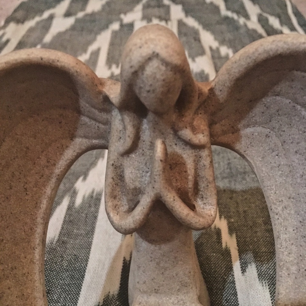 ceramic angel candle holder 😇