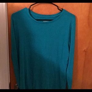 Blue long sleeve shirt