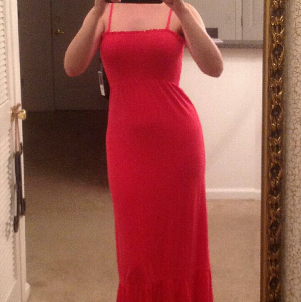 NWT pink Juicy couture maxi with removable straps