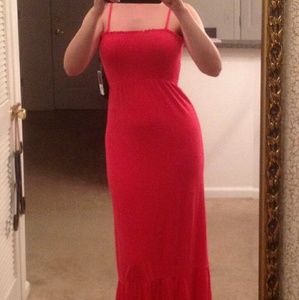 NWT pink Juicy couture maxi with removable straps