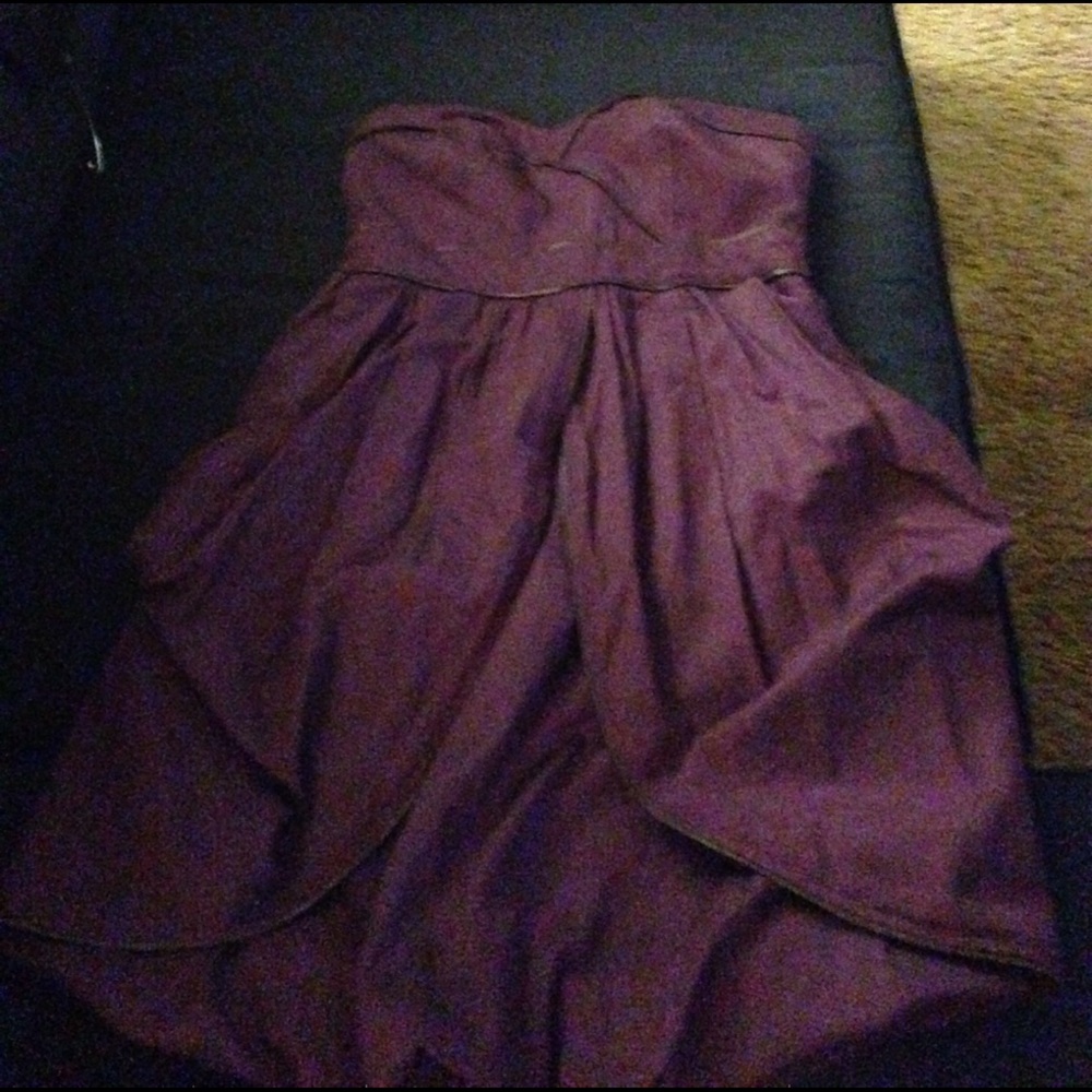 ❌SOLD❌Purple Petaled Prom Dress