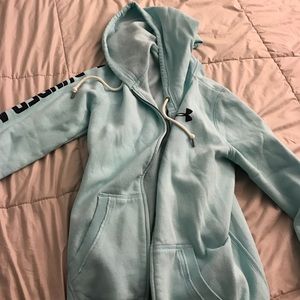 UNDER ARMOUR BLUE ZIP UP