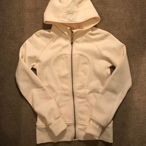 Lululemon Cream Scuba Hoodie