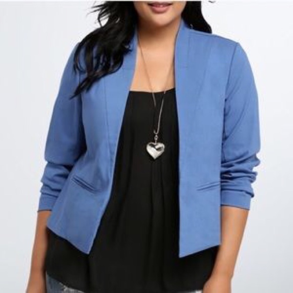 EUC - TORRID BLAZER - BLUE