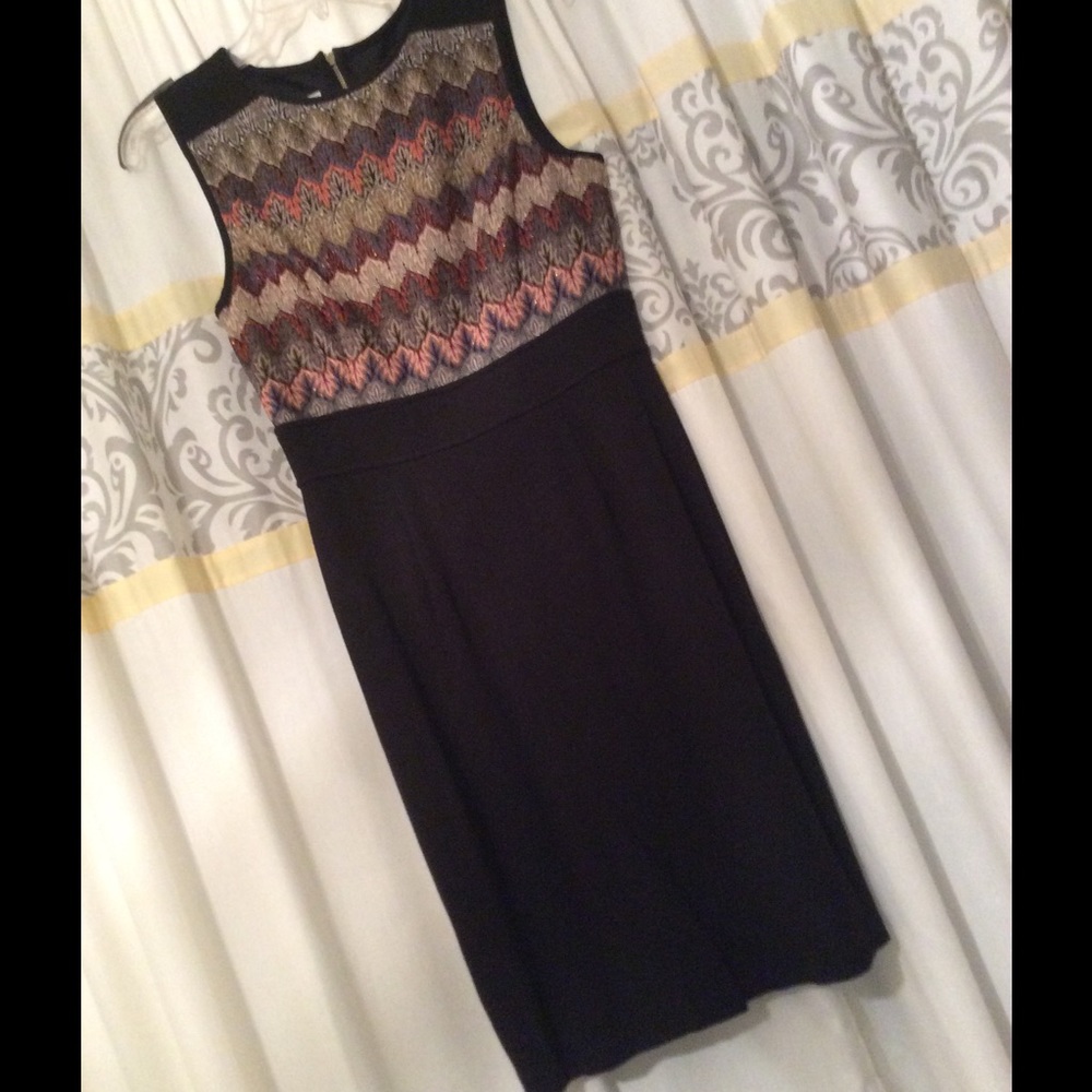 Maggy London vintage pattern cocktail dress