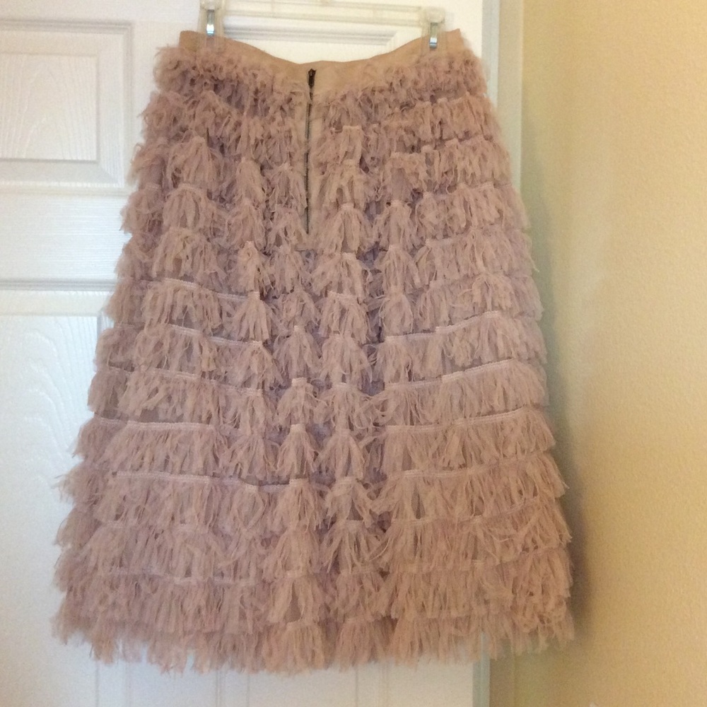 🌟Nude Ruffle Skirt🌟 - Picture 3 of 8