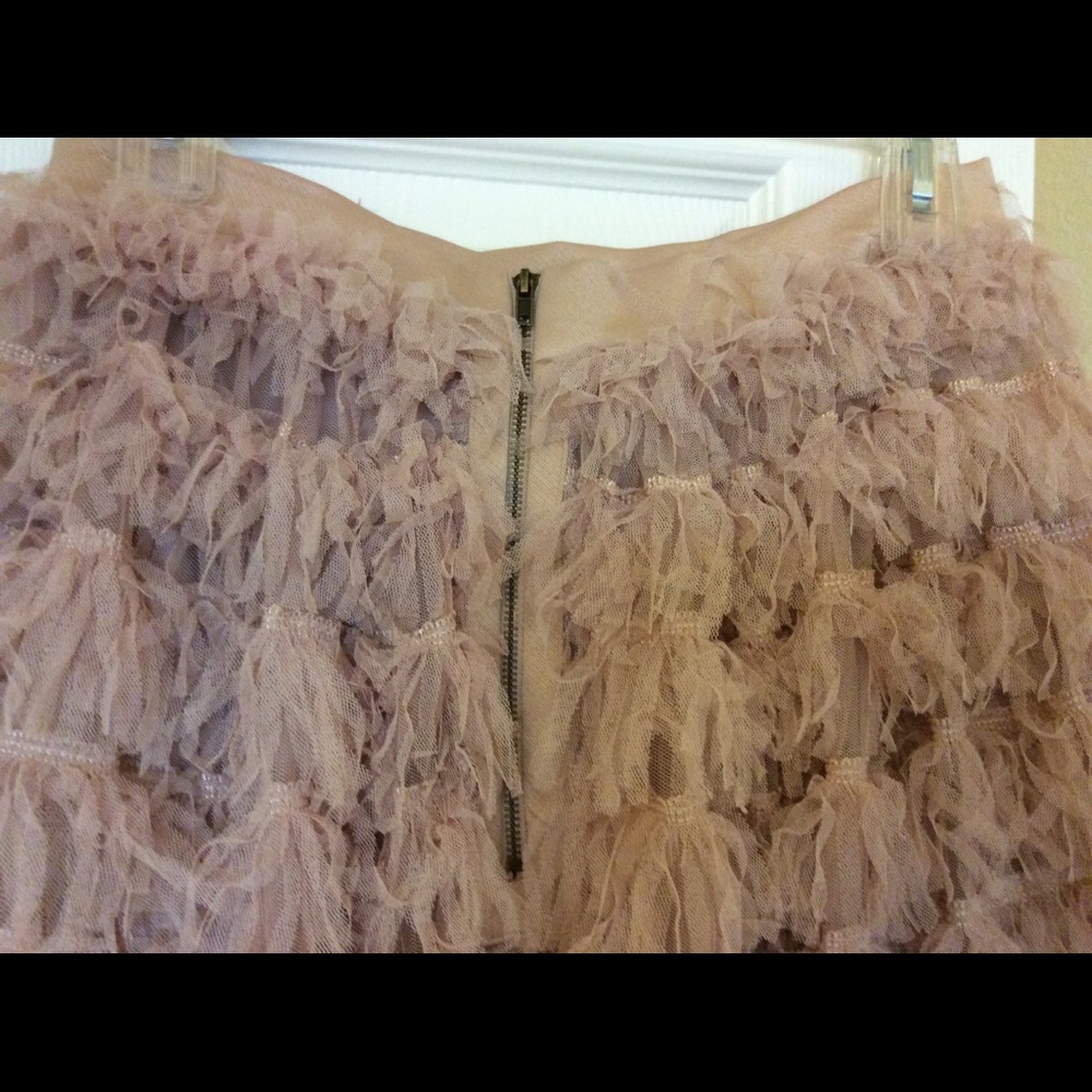 🌟Nude Ruffle Skirt🌟 - Picture 5 of 8