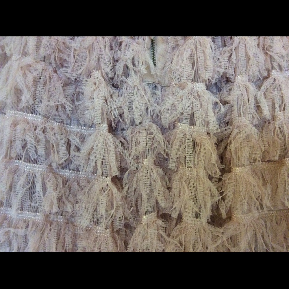 🌟Nude Ruffle Skirt🌟 - Picture 6 of 8