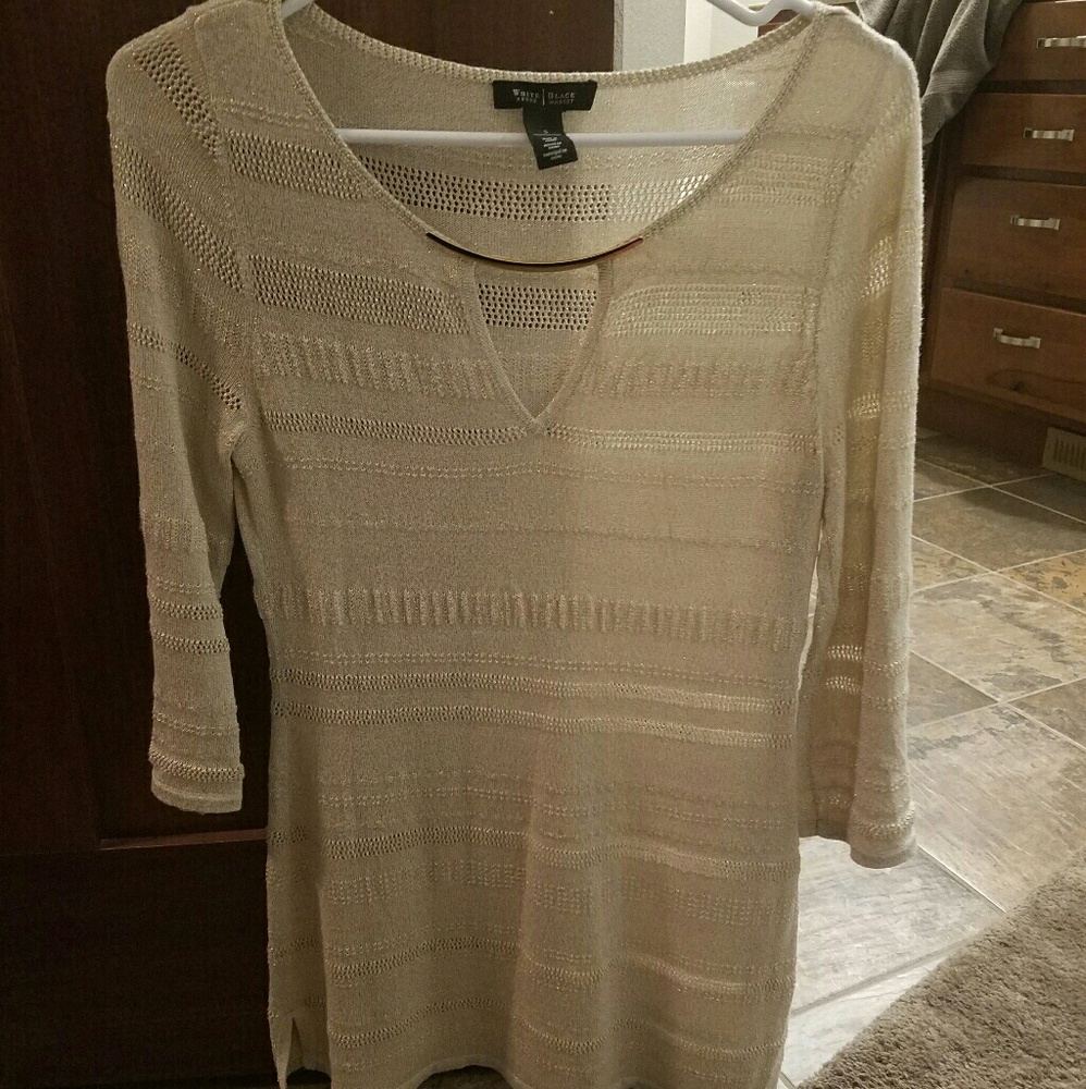 Gold shimmer tunic