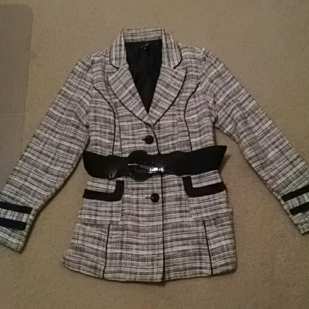 Maurice's tweed jacket