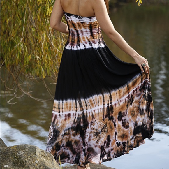 Amber Tie Dye Tube Dress - Picture 4 of 4