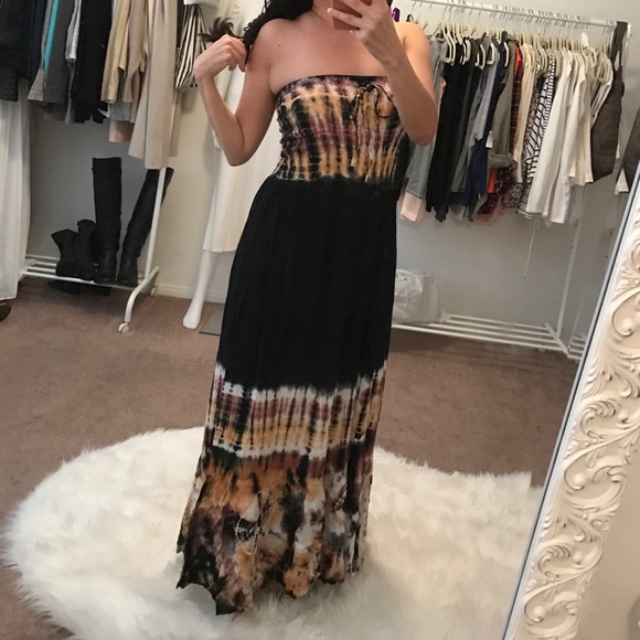 Amber Tie Dye Tube Dress - Picture 3 of 4