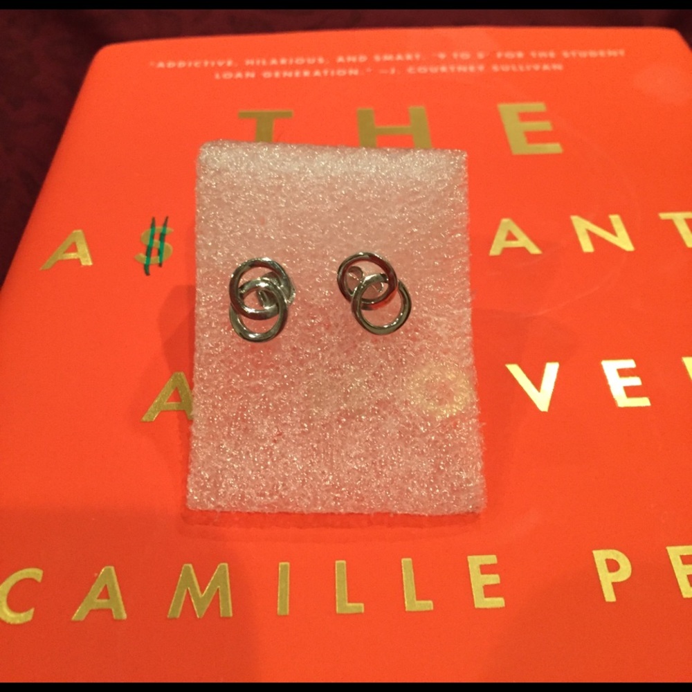 Silver earrings